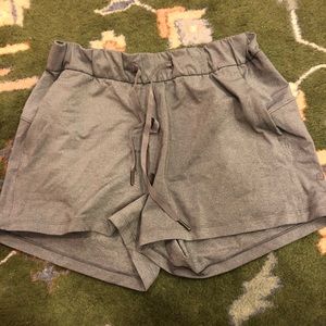 grey lululemon shorts
